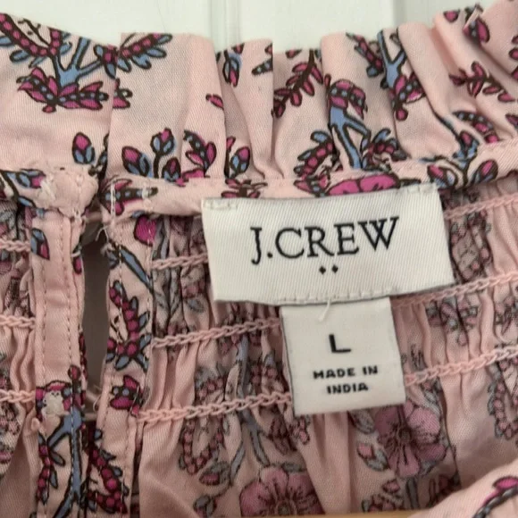J.Crew Pink Floral Blouse - Picture 7 of 7
